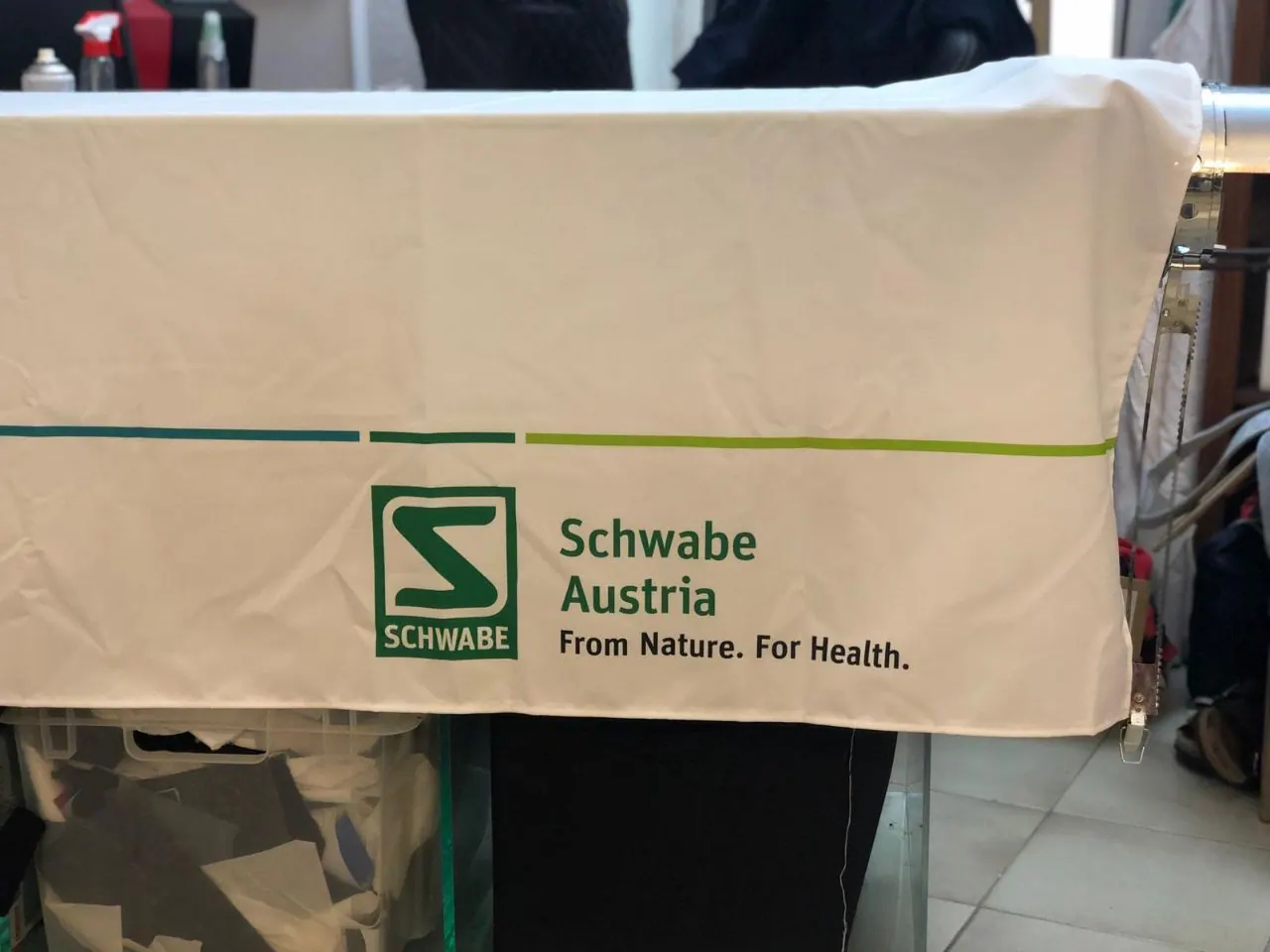 Tablecloth Printing with Your Logo in Vienna example