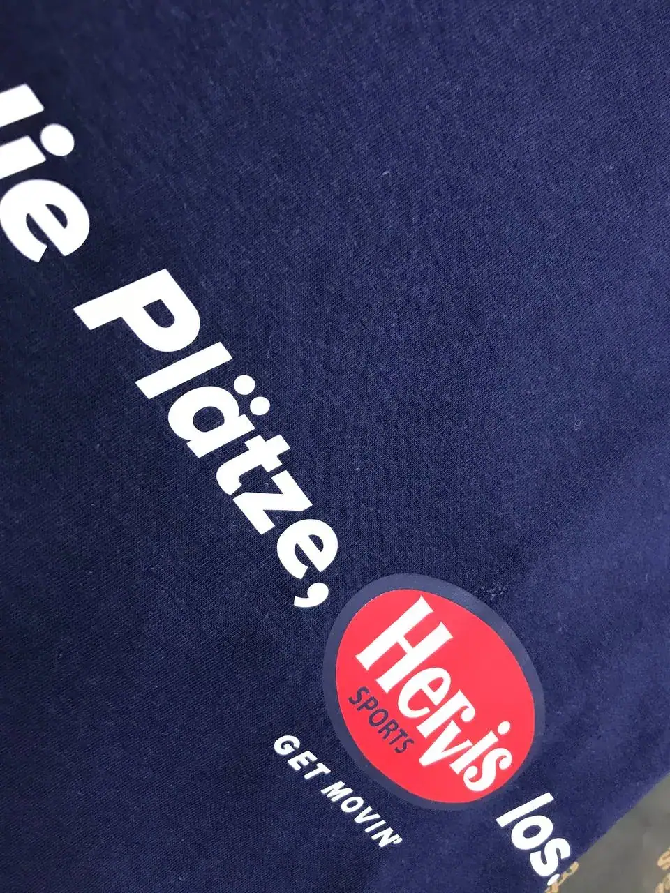 Hervis Sports Branding Siebdruck