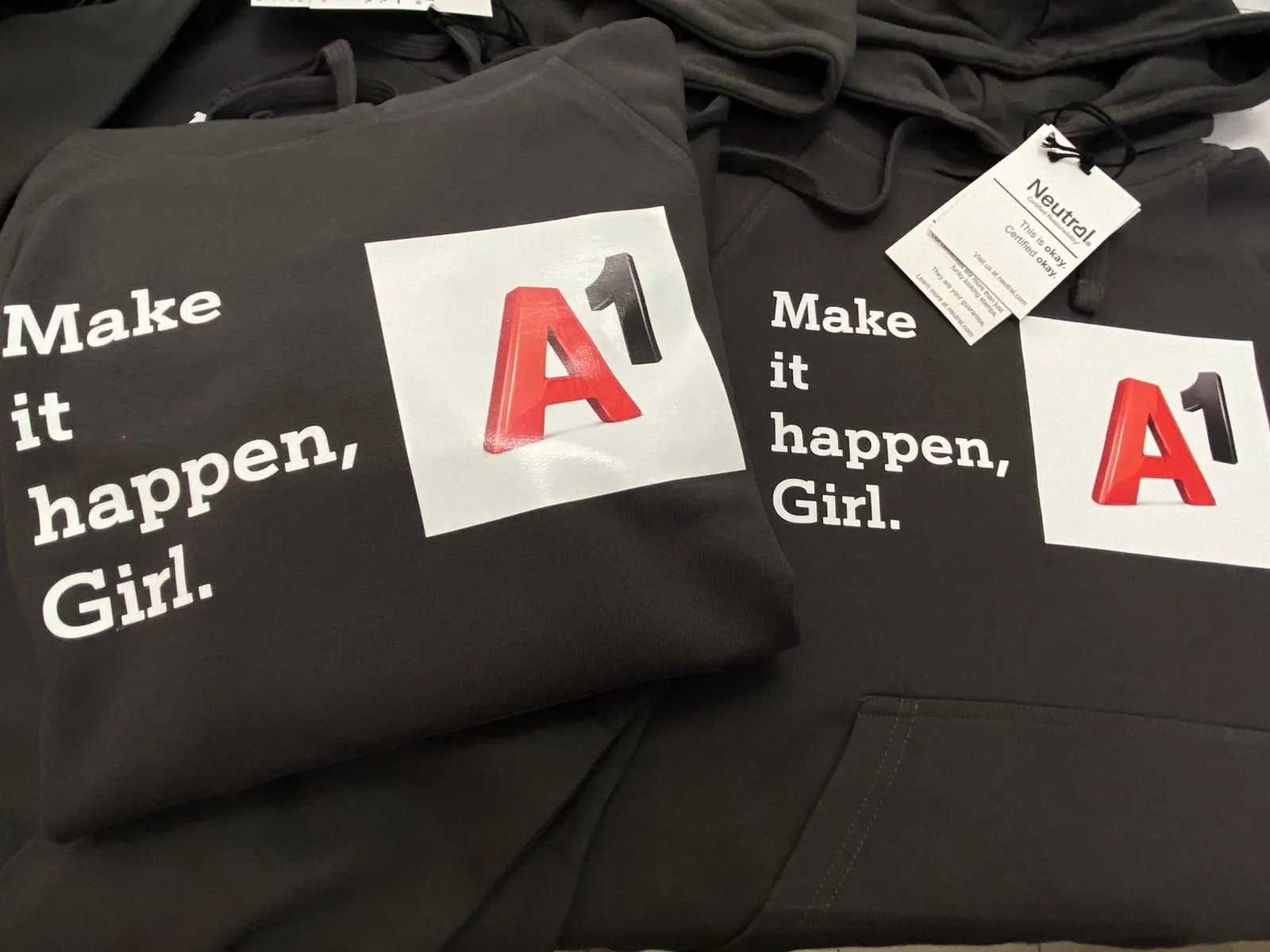 Hoodies with Company Logo Printed in Vienna example