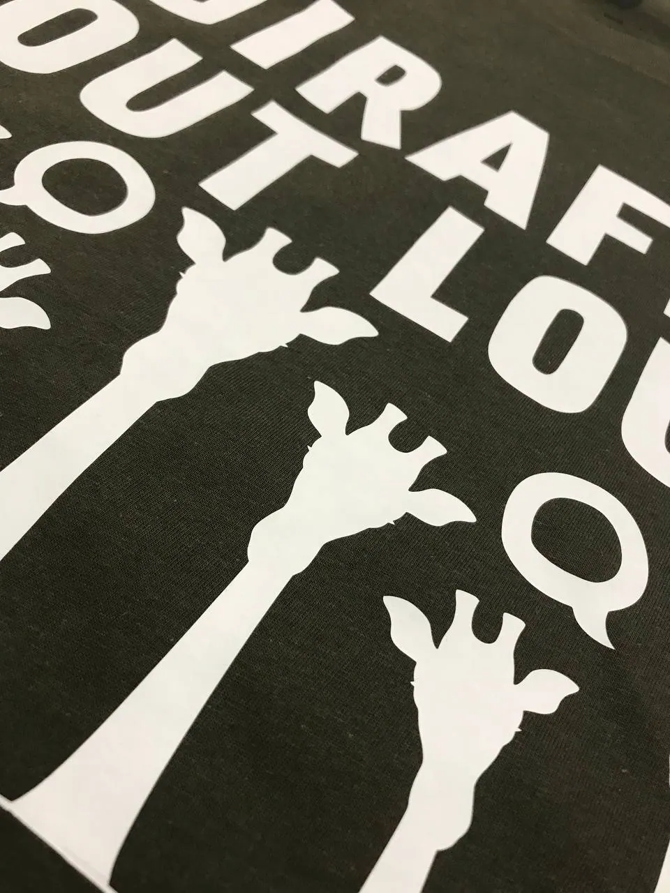 Flexdruck auf T-Shirt mit glattem Finish in Wien