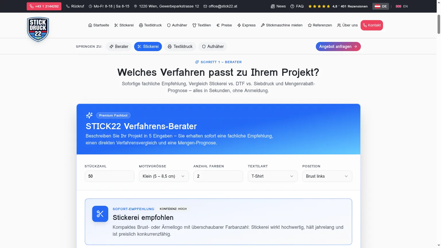 Bessere Preisorientierung vor der Textilveredelung